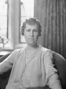 Interiors Prints: Savage, Samuel A. Mrs. portrait photograph, 1929 June 3. Creator: Arnold Genthe