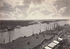 Steamboats Gallery: Savannah, Georgia, No. 2, 1866. Creator: George N. Barnard