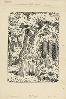 Refuge Prints: Save this poor child.... 1928. Creator: Andrej Kovacik
