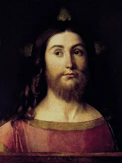 Saviour Prints: Saviour of the World. Artist: Bellini, Giovanni (1430-1516)