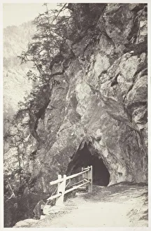 Bisson Auguste Rosalie Prints: Savoie 41, Tunnel de la Tete Noire, 1855 / 67. Creator: Auguste-Rosalie Bisson