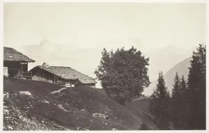 Bisson Auguste Rosalie Prints: Savoie 47, Le Buet et les Rochers de Fis, 1856 / 63. Creator: Auguste-Rosalie Bisson