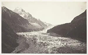 Bisson Auguste Rosalie Prints: Savoie 48. Aiguille et glacier d Argentieres (Savoy 48