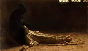 Reid George Prints: Savonarola's Last Sleep, 1882