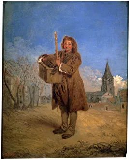 Savoyard with a Marmot, 1716. Artist: Jean-Antoine Watteau