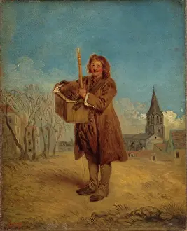 Farmhands Prints: Savoyard with a Marmot, 1716. Creator: Jean-Antoine Watteau