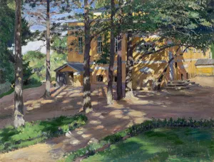 Savva Mamontovs Estate Abramtsevo. Artist: Vinogradov, Sergei Arsenyevich (1869-1938) Savva Mamontovs Estate Abramtsevo. Artist: Vinogradov, Sergei Arsenyevich (1869-1938)