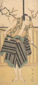 The Third Sawamura Sojuro as a Man Standing in a Room, ca. 1793