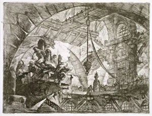 Imprisoned Prints: The Sawhorse, between 1749 and 1750. Creator: Giovanni Battista Piranesi