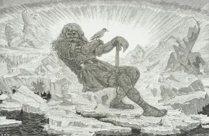 Closson William Baxter Prints: Saxon, 1882. Creator: William Baxter Palmer Closson