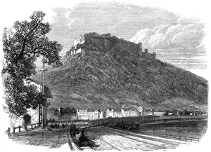 Elbe Gallery: The Saxon fortress of Konigstein, on the River Elbe, near Dresden, Germany, 1866