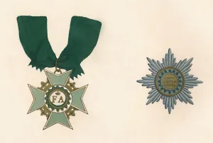 The Saxon Order of the Crown, c19th century The Saxon Order of the Crown, c19th century