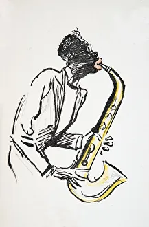 Saxophone Player, from White Bottoms pub. 1927