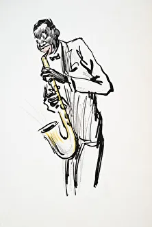 Saxophone Player, from White Bottoms pub. 1927