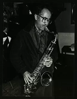 Hertfordshire Gallery: Saxophonist Art Themen playing at The Bell, Codicote, Hertfordshire, 4 January 1981