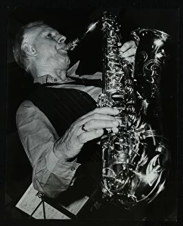Hertfordshire Gallery: Saxophonist Don Rendell performing at The Bell, Codicote, Hertfordshire, 29 August 1982
