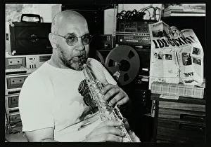 Blowing Prints: Saxophonist Lol Coxhill at Digswell House, Welywn Garden City, Hertfordshire, August 1983