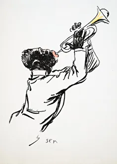 Saxophonist, from White Bottoms pub. 1927