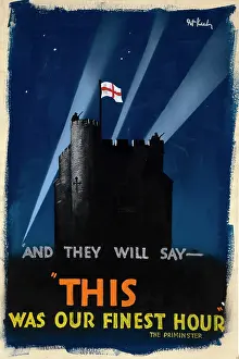 Nationalism Prints: And They Will Say - This Was Our Finest Hour, World War II poster, c1939-c1945