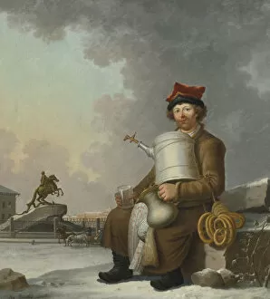 Benjamin 1748 1815 Gallery: Sbiten Seller in St. Petersburg, 1800. Artist: Paterssen, Benjamin (1748-1815)