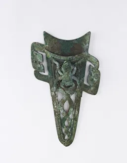 Scabbard Prints: Scabbard ornament, Zhou dynasty, 1050-221 BCE. Creator: Unknown