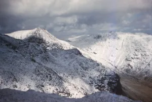 Cumbrian Prints: Scafell and Scafell Pike in Winter