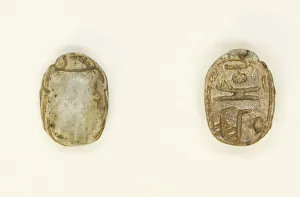Soapstone Gallery: Scarab: Amun-Re, Egypt, New Kingdom-Late Period, Dynasties 18-26 (about 1550-525 BCE)