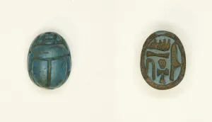 Scarab: Ankhesenamun, Egypt, New Kingdom, Dynasty 18, Reign of Tutankhamun (abt 1336-1327 Scarab: Ankhesenamun, Egypt, New Kingdom, Dynasty 18, Reign of Tutankhamun (abt 1336-1327