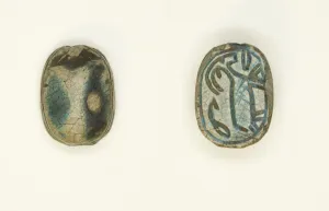 Soapstone Prints: Scarab: Antelope with Foliage Motif, Egypt, Second Intermediate Period