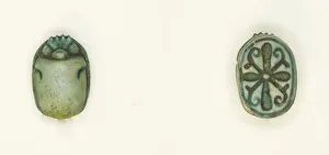 Crosses Prints: Scarab: Cross Pattern, Egypt, Second Intermediate Period