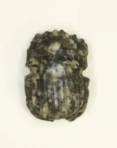 Ptolemaic Period Collection: Scarab, Egypt, Ptolemaic Period (304-30 BCE). Creator: Unknown