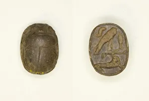 Scarab: Falcon with Antelope, Egypt, Middle Kingdom-New Kingdom