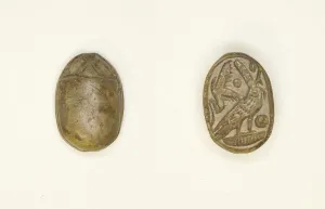 Scarab: Falcon Deity, Egypt, New Kingdom-Third Intermediate Period, Dynasties 19-21
