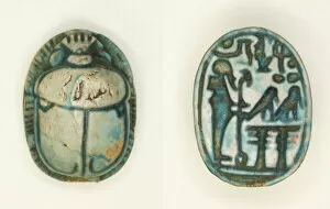 Scarab: The God Ptah with Name of Usermaatra Setepenra (Ramesses II), Egypt, New Kingdom