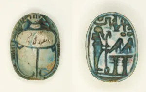 New Kingdom Prints: Scarab: The God Ptah with Name of Usermaatra Setepenra (Ramesses II), Egypt, New Kingdom