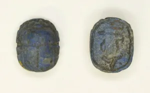 21st Dynasty Prints: Scarab with Hieroglyphs, Egypt, Third Intermediate Period-Late Period