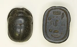Scarab: Hieroglyphs, Egypt, Third Intermediate Period-Late Period