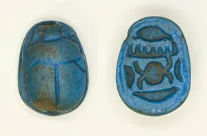 Scarab: Menkheperra (Thutmose III), Egypt, Late Period, Dynasties 26-30