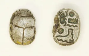 Scarab: Menkheperra (Thutmose III), Egypt, New Kingdom, Ramesside Period, Dynasties 19-20