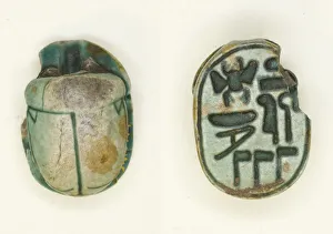 Scarab: Menkheperra (Thutmose III), Egypt, New Kingdom, Dynasty 18, Reign of Thutmose III