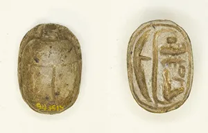 Menmaatre Prints: Scarab: Menmaatra (Sety I), Egypt, New Kingdom, Dynasty 19