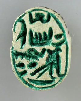 14th Century Bc Prints: Scarab of Seti I (image 2 of 2), Reign of Seti I (1314-1304). Creator: Unknown