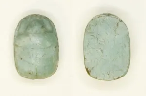 Scarab: Uninscribed, Egypt, Middle Kingdom (?), Dynasties 11-12 (about 2055-1773 BCE)