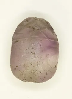 Scarab: Uninscribed, Egypt, Middle Kingdom, Dynasty 12 (about 1985-1773 BCE)