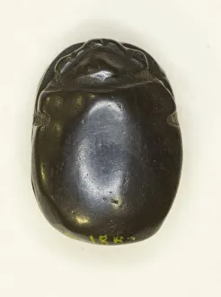 Scarab: Uninscribed, Egypt, Middle Kingdom-Late Period, Dynasties 12-26