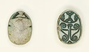 Spiral Prints: Scarab: Unlinked Scrolls and Spirals, Egypt, Second Intermediate Period
