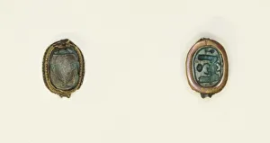 Scarab: Winged Scarab Beetle with Hieroglyphs, Egypt, New Kingdom