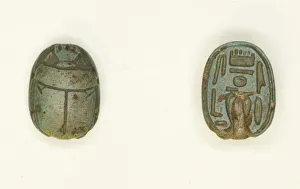 Formula Prints: Scarab: Wish Formula (?), Egypt, Middle Kingdom-New Kingdom, Dynasties 18-20 (abt 1550