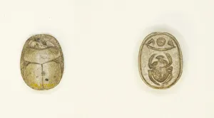 20th Dynasty Gallery: Scarab: Wish Formula, Egypt, New Kingdom, Dynasties 18-20 (about 1550-1069 BCE)