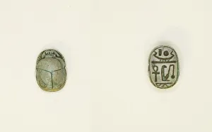 Scarab: Wish Formula, Egypt, New Kingdom, Dynasties 18-20 (about 1550-1069 BCE)